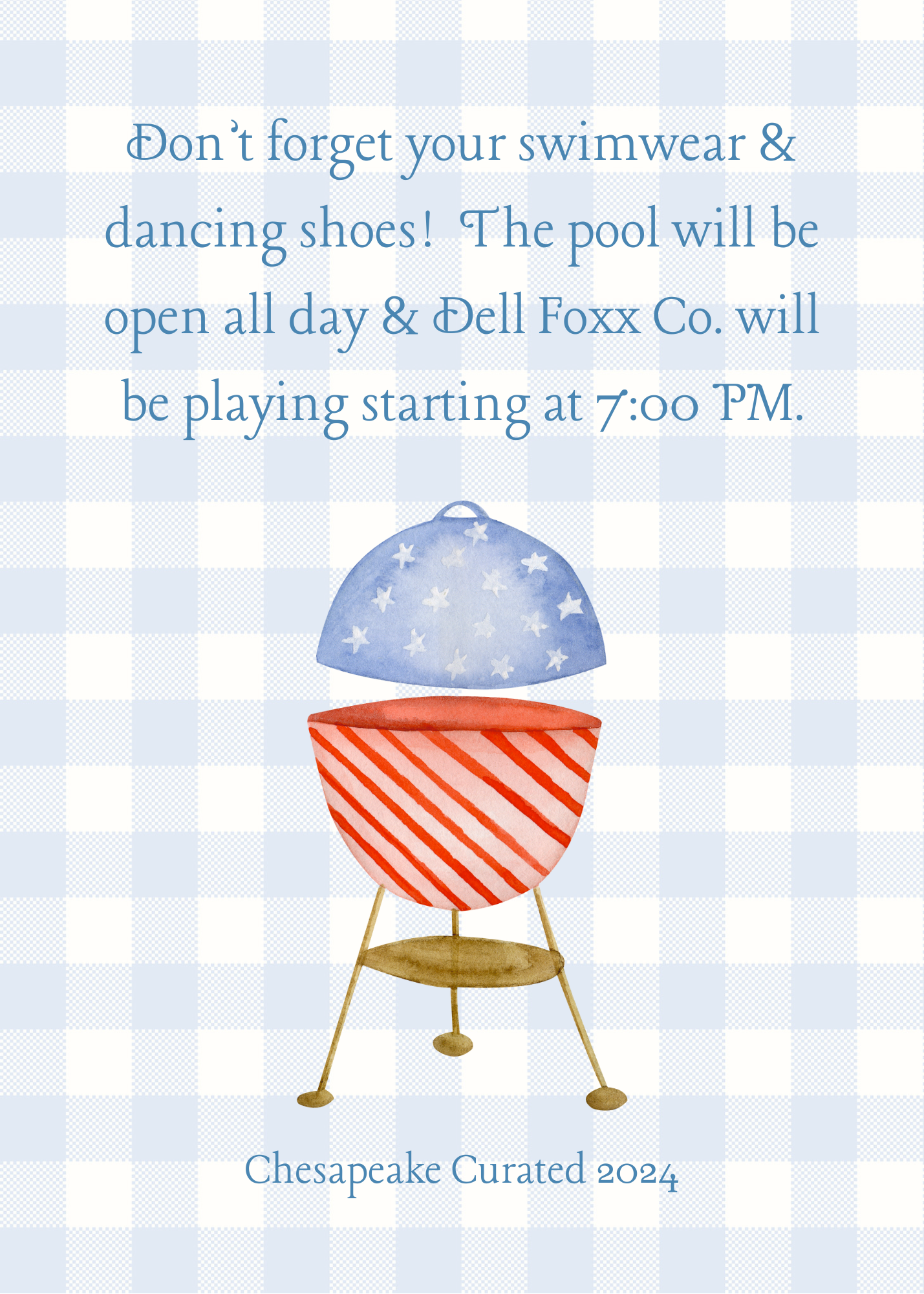 Star Spangled Celebration Invitation