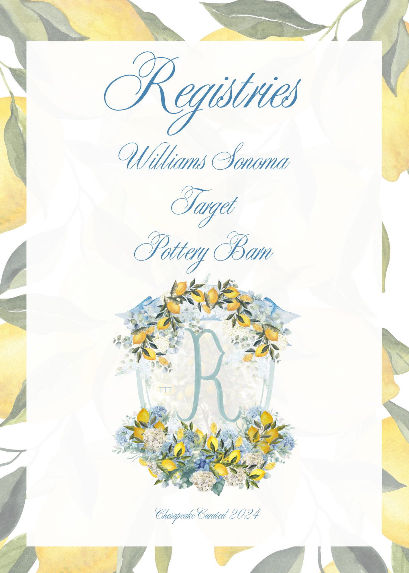 Lemon Invitation